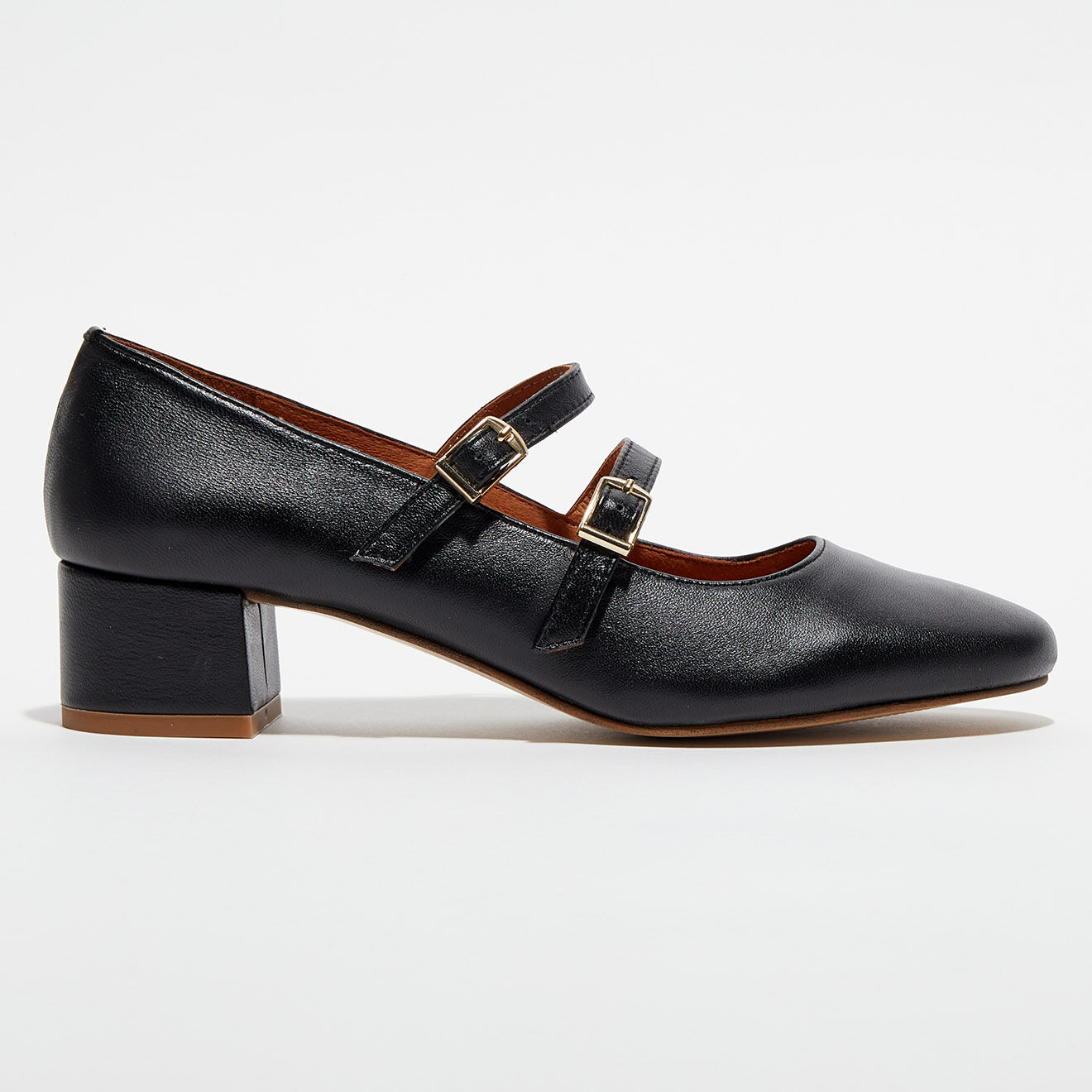 Quartier Latin Babies en Cuir Louise noires - Talon 4 cm