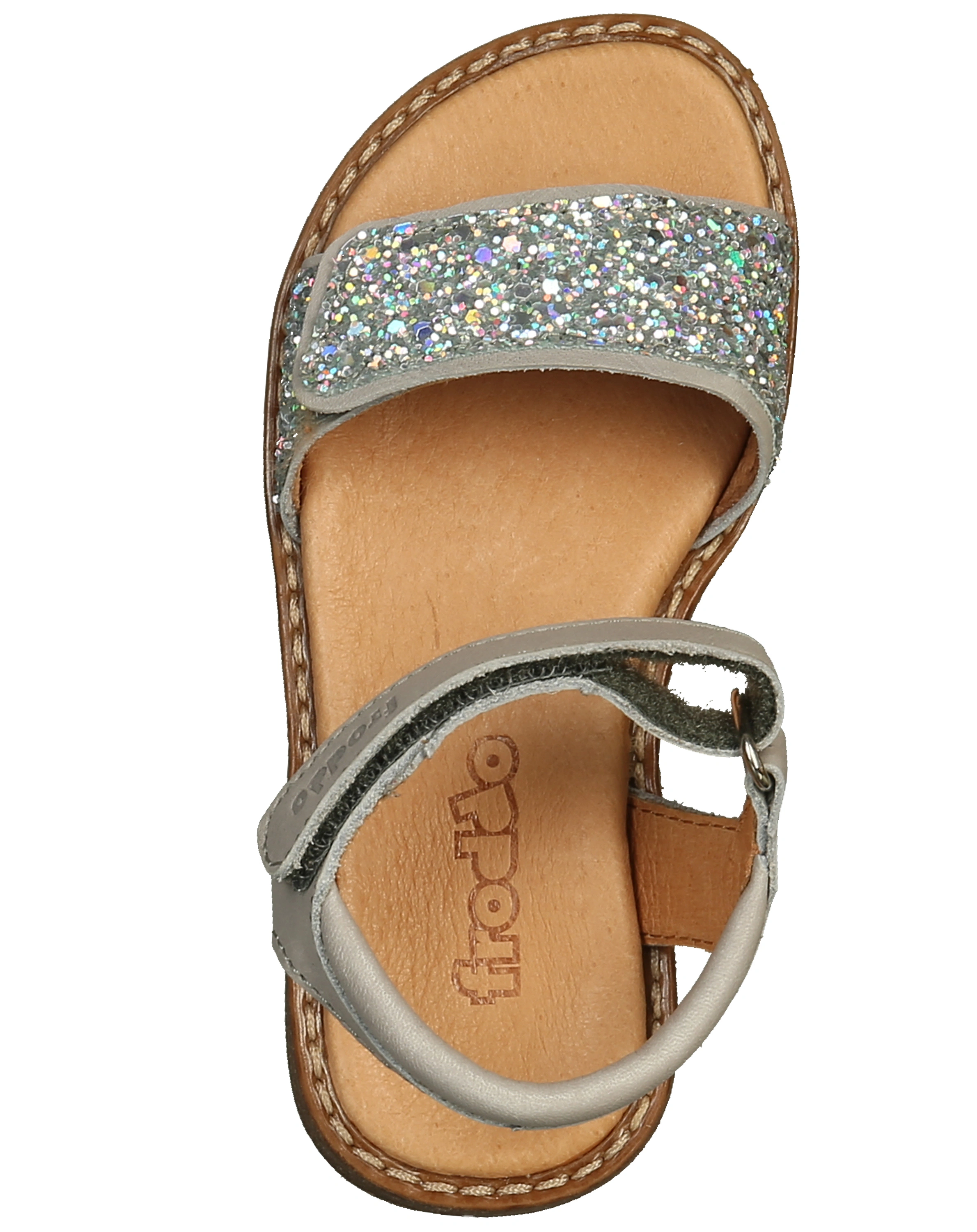 Sandale LORE SPARKLE in light grey