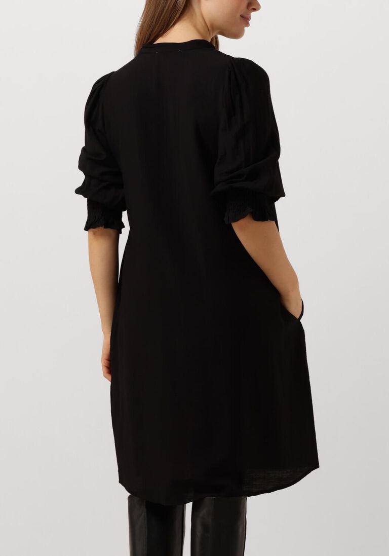 zwarte co'couture mini jurk hera frill crop dress