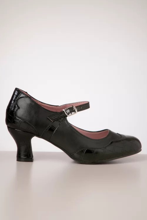 Banned Retro Ballroom Blitz pumps in zwart