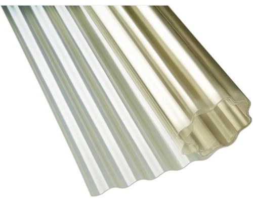 Gutta polyester golfplaat 76/18 naturel 5 m x 1 m rol = 5 m²