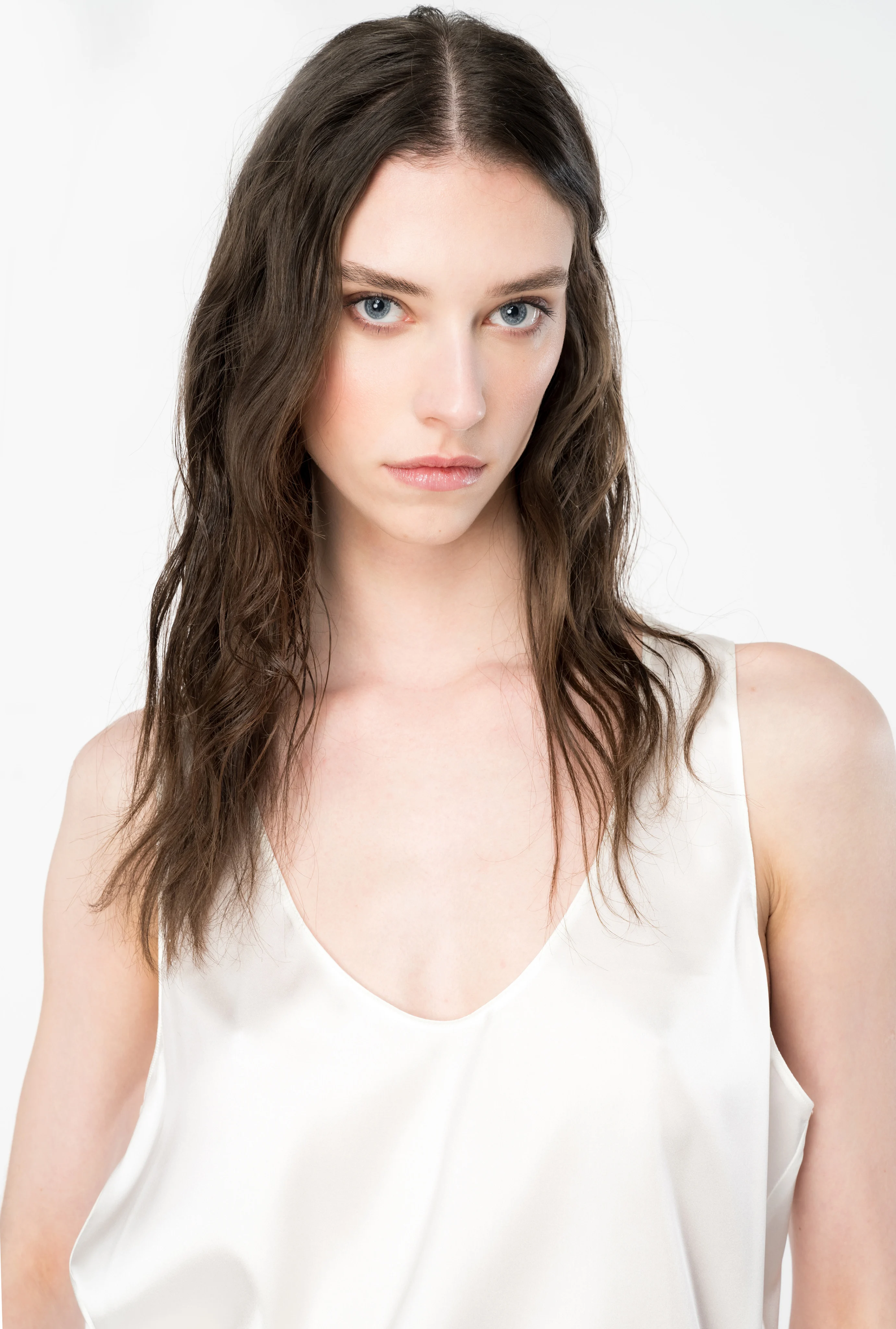 Top sans manches | Blanc
