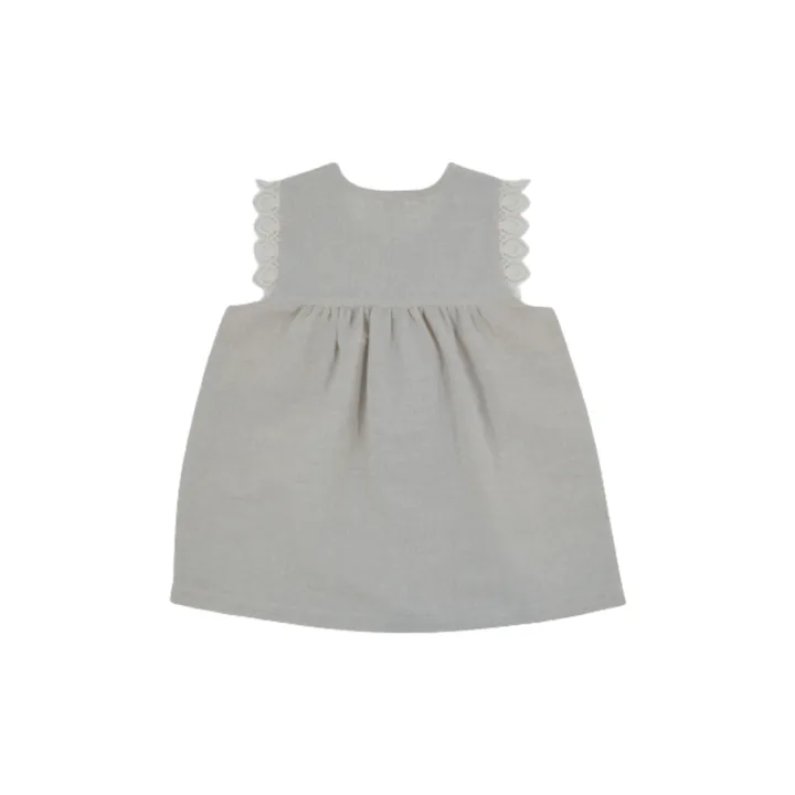 Loir Robe Alix Brodée | Ecru
