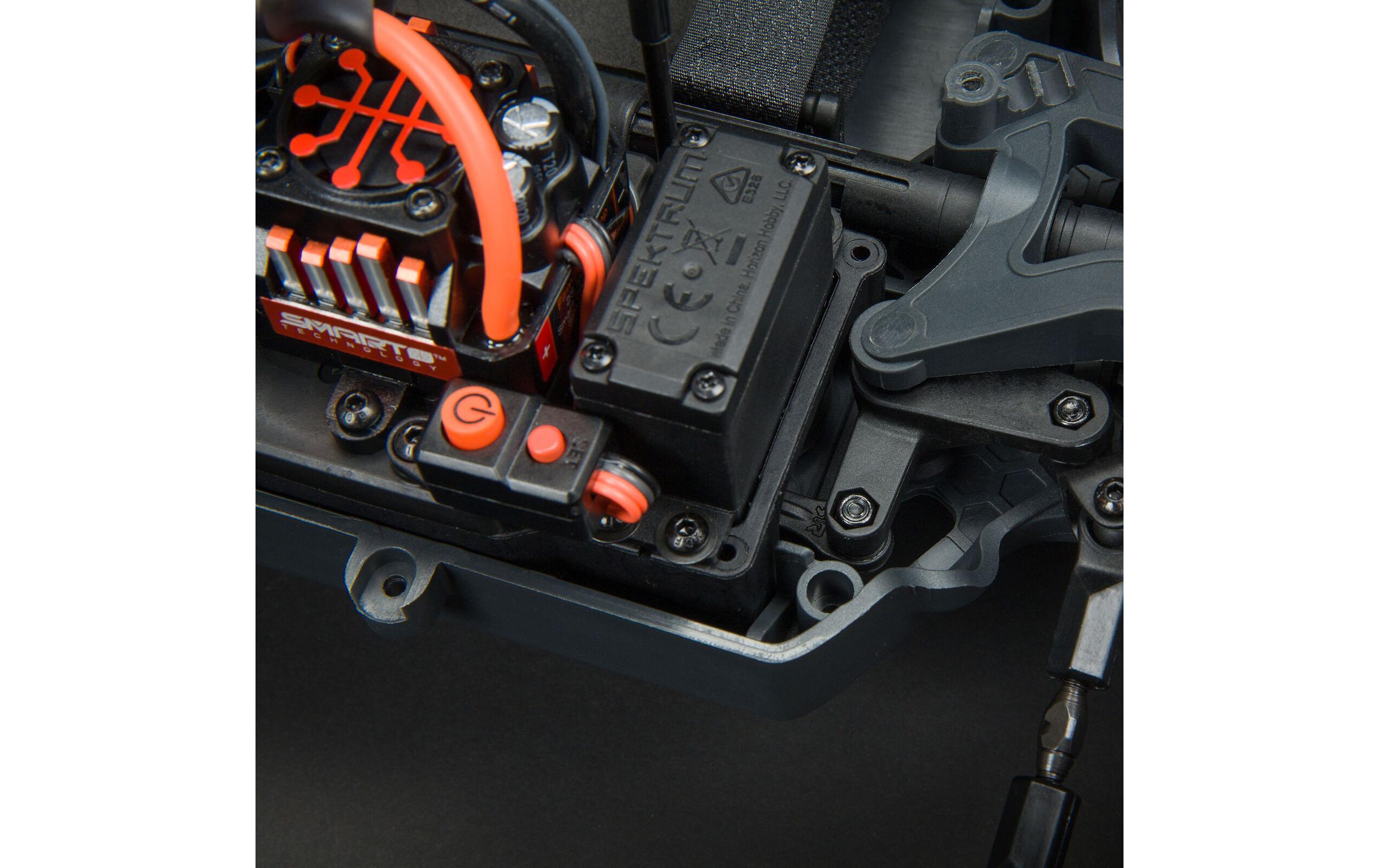 Stadium Truck Vorteks BLX3S 4x4 Rot ARTR, 1:10<br>Brushless Stadium Truck für Highspeed Bashing, ausgerüstet mit bewährter Spektrum Technik