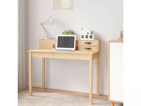 Bureau 110x50x93 cm Bois massif de pin