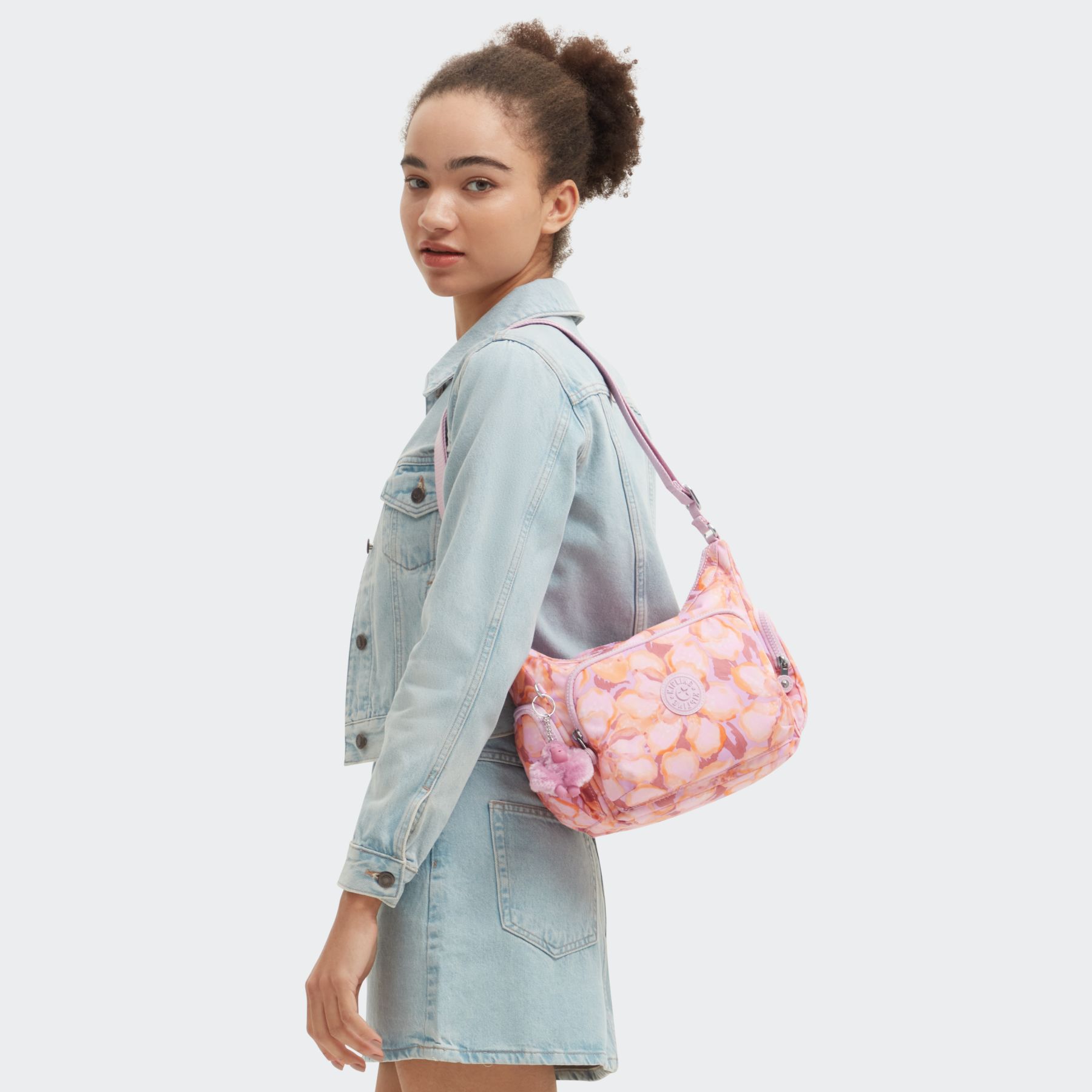 GABB S Sac à bandoulière de taille moyenne avec bandoulière réglable - Floral Powder