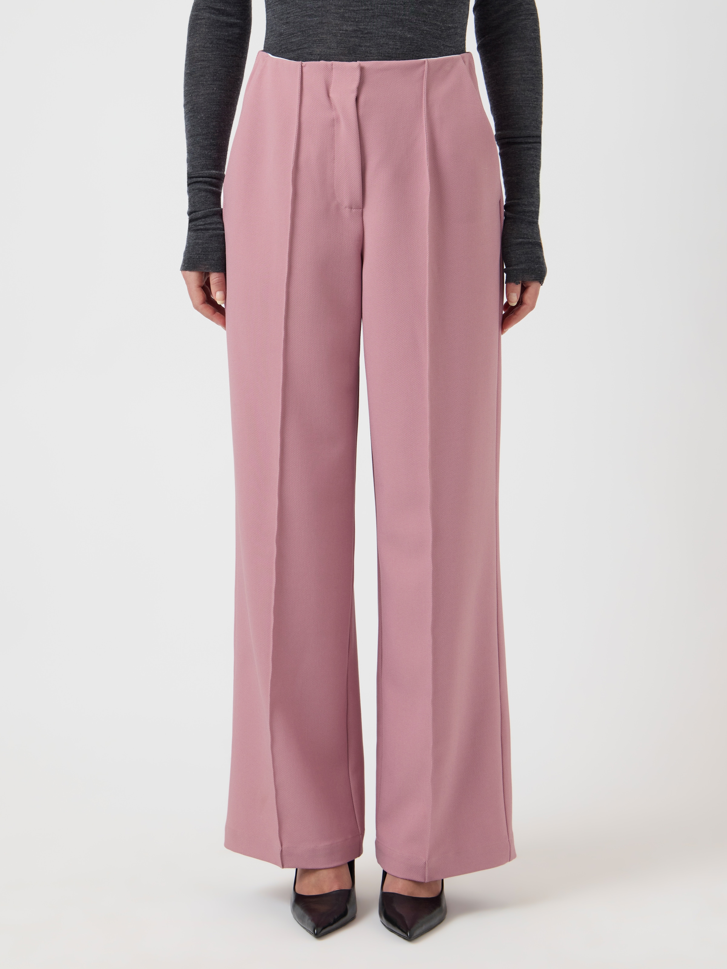 Y.A.S Anzughose »YASREEMAJ HW PANT NOOS«  Regular Fit, Materialmix mit Stretch