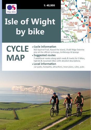 Isle of Wight by Bike: Cycle Map (Sheet map)