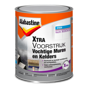 Alabastine xtra voorstrijk vochtige muren en kelders 1 l
