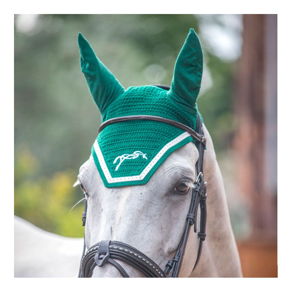 Pénélope FLYCOTTON - Bonnet anti-mouches vert foncé