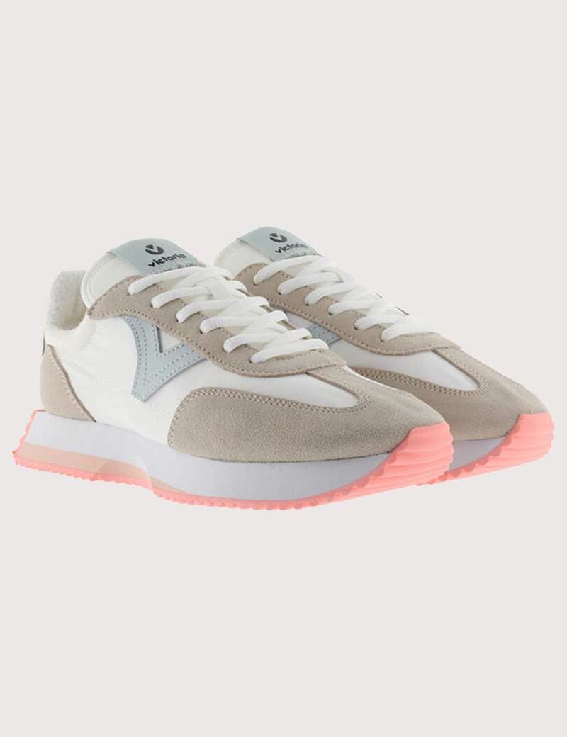 VICTORIA BASKETS FEMME RUNNING BEIGES