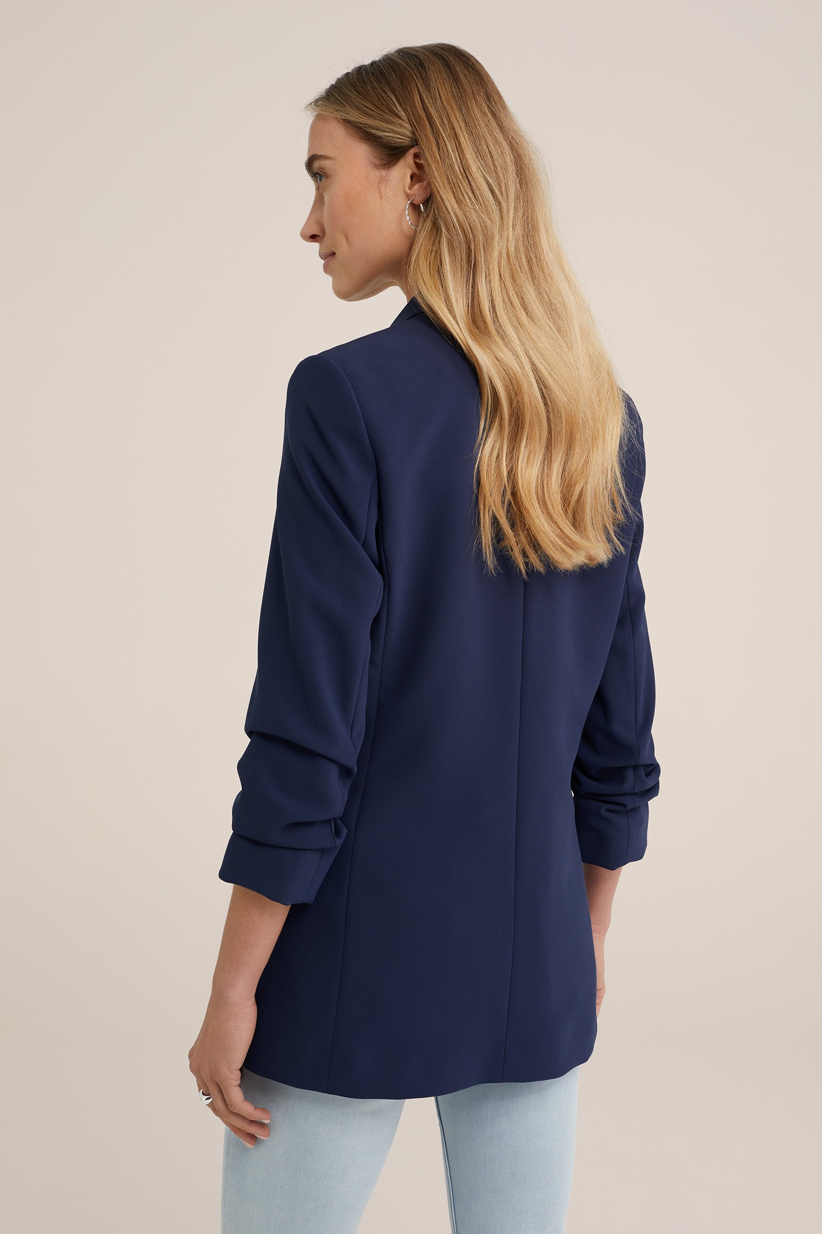 regular fit blazer WE Fashion Donkerblauw