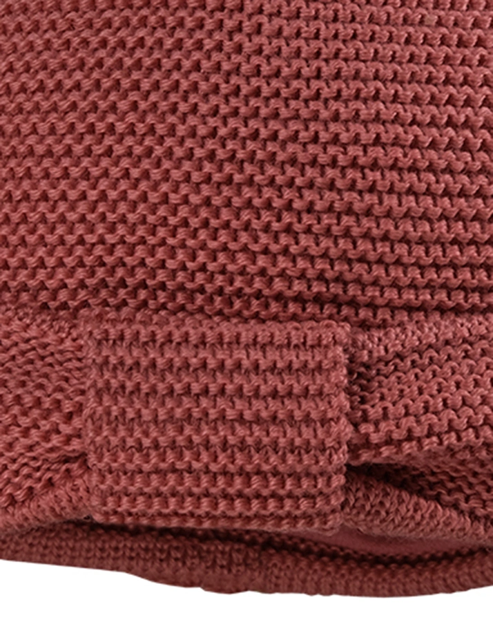 Woll-Mütze TURBAN  in rosewood