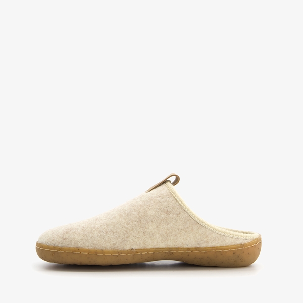 Hush Puppies wollen dames pantoffels beige