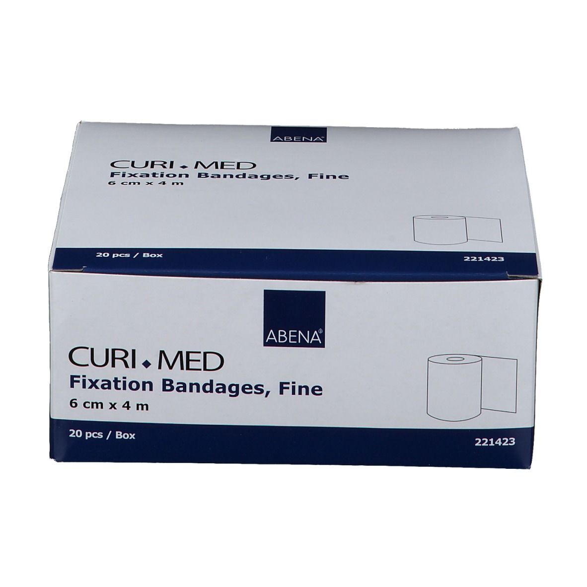 CURI MED elastische Fixierbinde 6 cm x 4 m