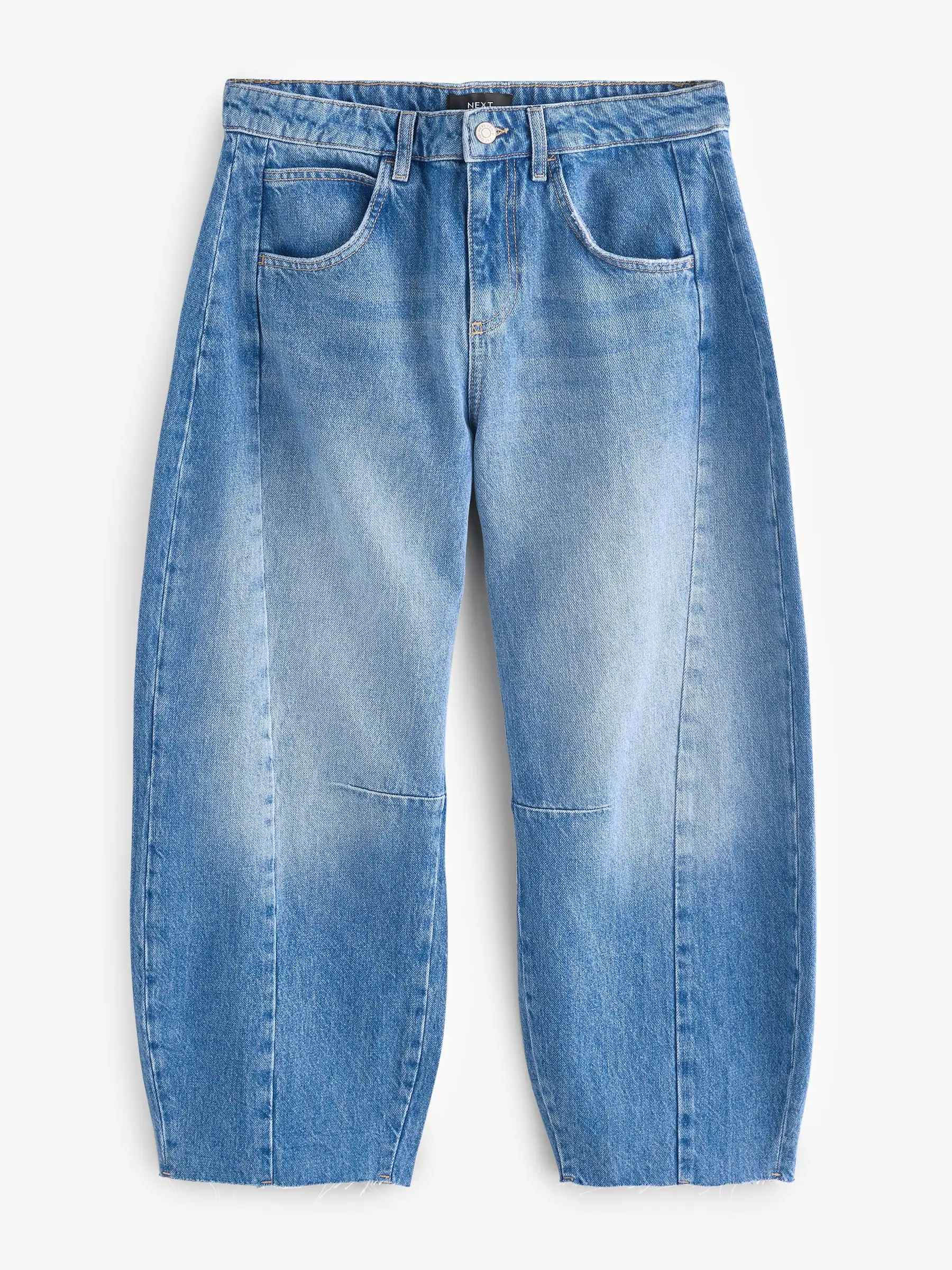 Donkerblauw - Horseshoe Barrel 100% katoenen jeans