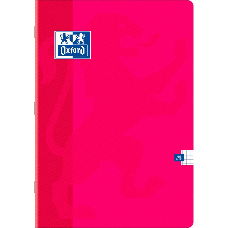 Cahier classique Oxford A4 assorti - 5 x 5 - 96 pages