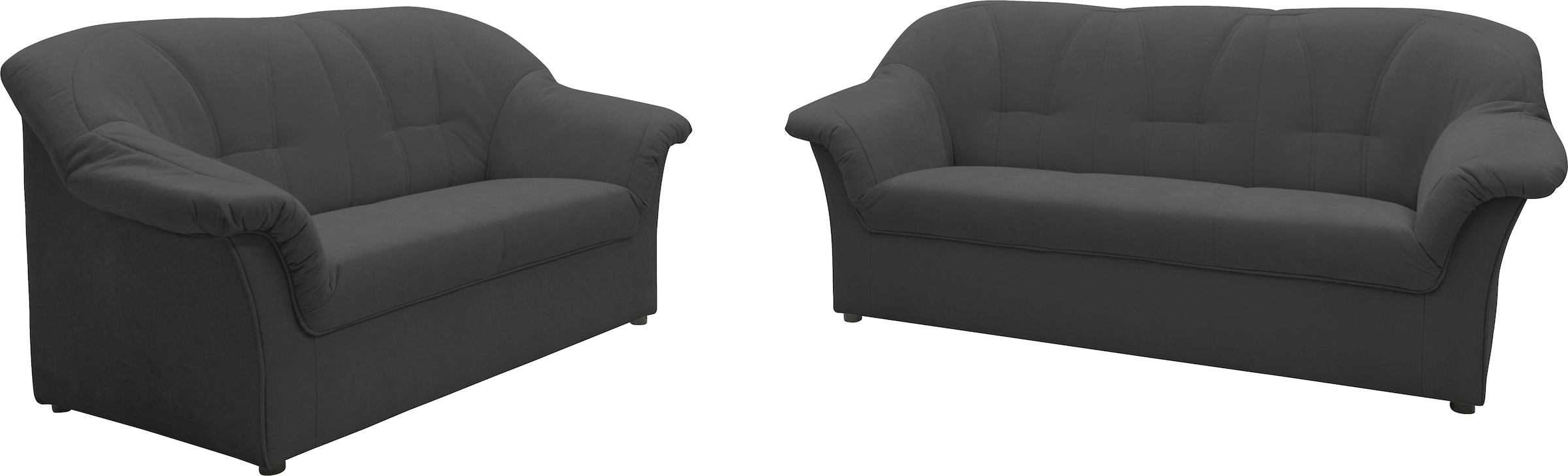 DOMO collection Polstergarnitur »Pegnitz zeitloses und elegantes Design« Set, 2 Stk. tlg.