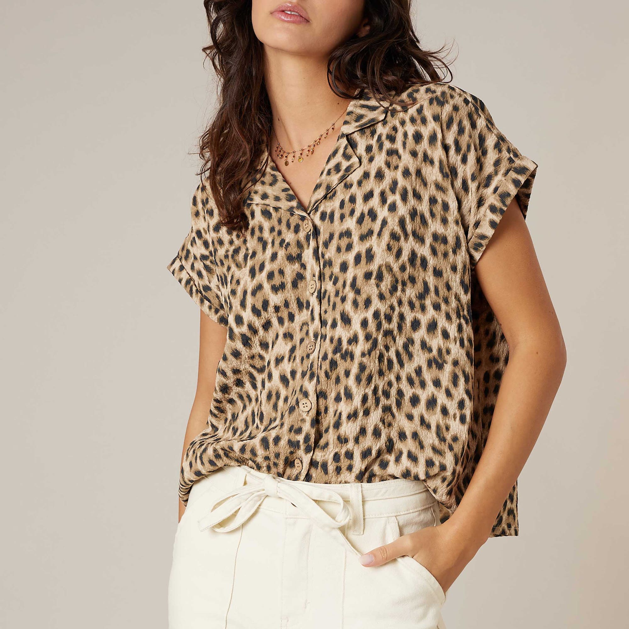 Blouse Femme beige