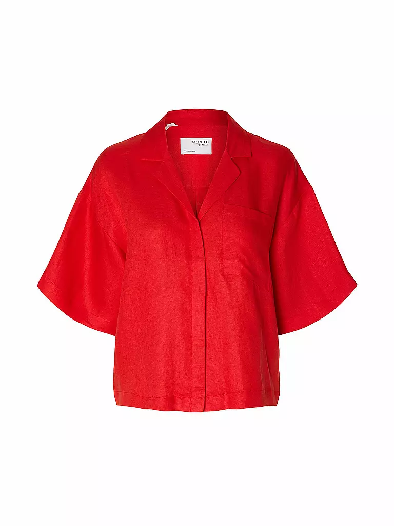 SELECTED FEMME Bluse SLFLYRA rot