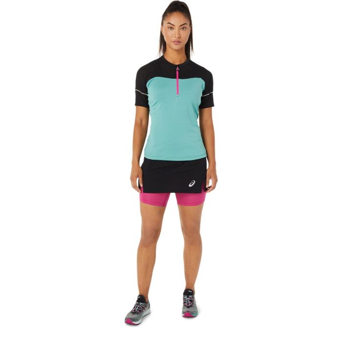 Asics Dame T-shirts Fujitrail Top Grøn