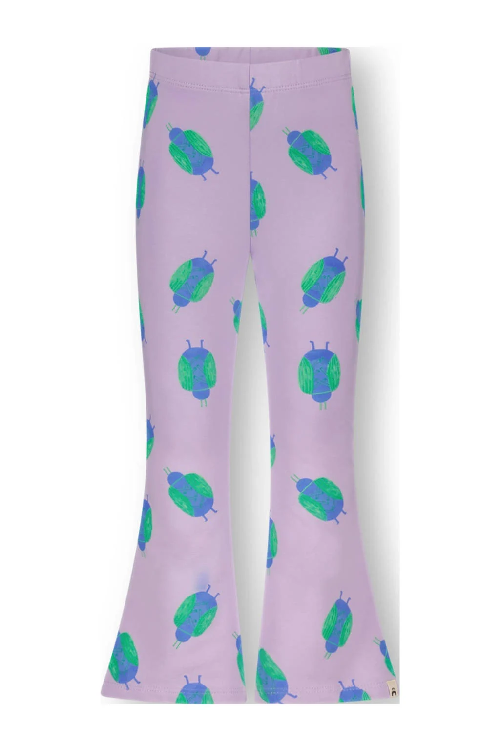 The New Chapter high waist flared broek met all over print lila/groen/blauw