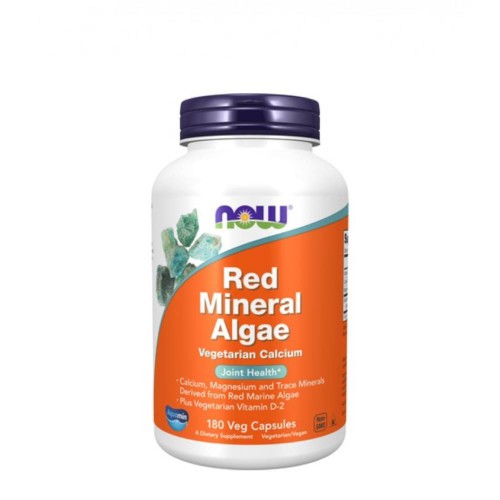 Now Red Mineral Algae 180 cápsulas vegetais