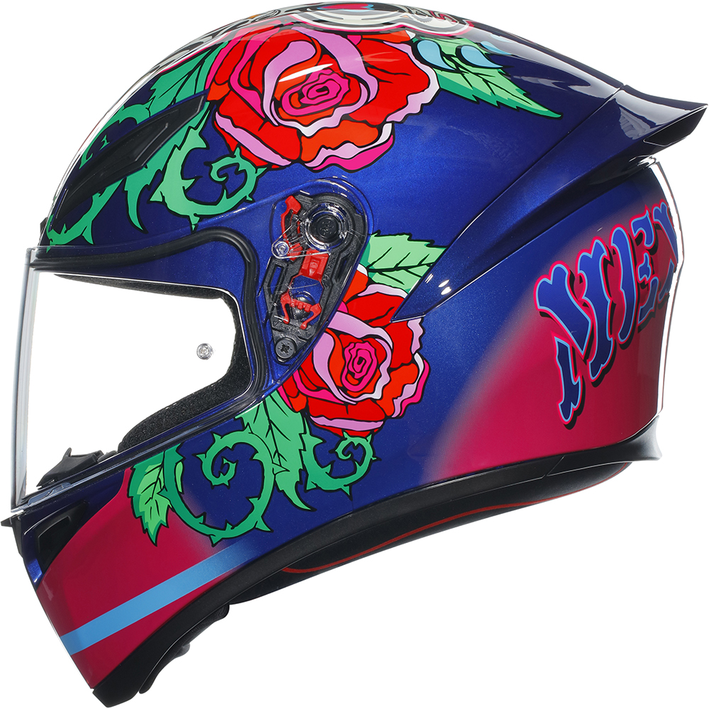 AGV - Casque K1 S Salom Bleu / Rose / Rouge / Vert