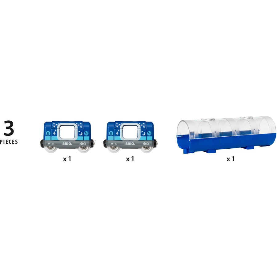 BRIO® WORLD Tunnel Box U-Bahn Glow in the Dark