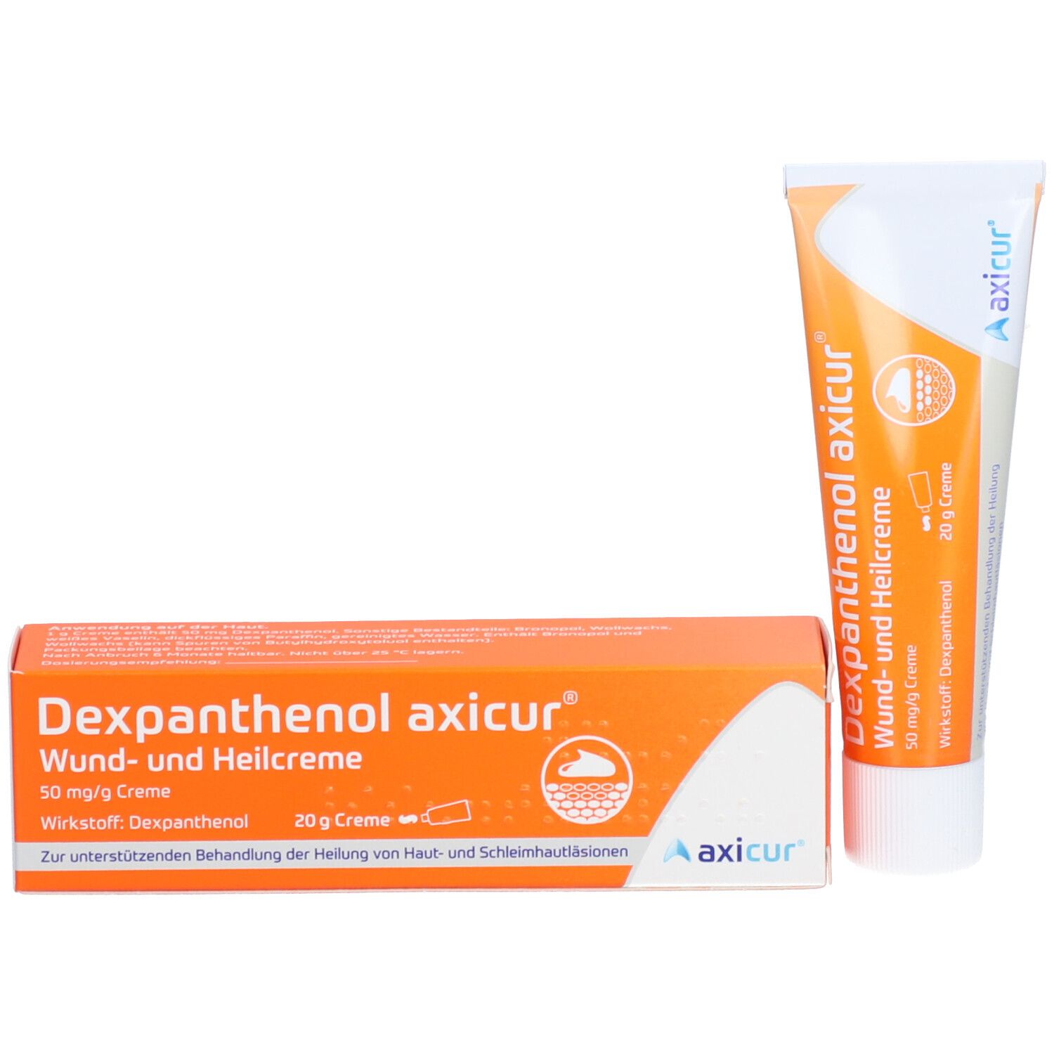 Dexpanthenol axicur® Wund- und Heilcreme 50mg/g Creme