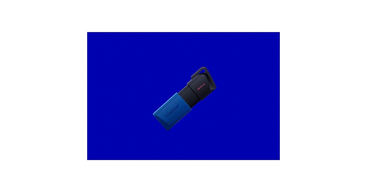 KingstonDataTraveler Exodia M 64 GB usb-stick  (Blauw/zwart, USB-A 3.2 Gen 1)