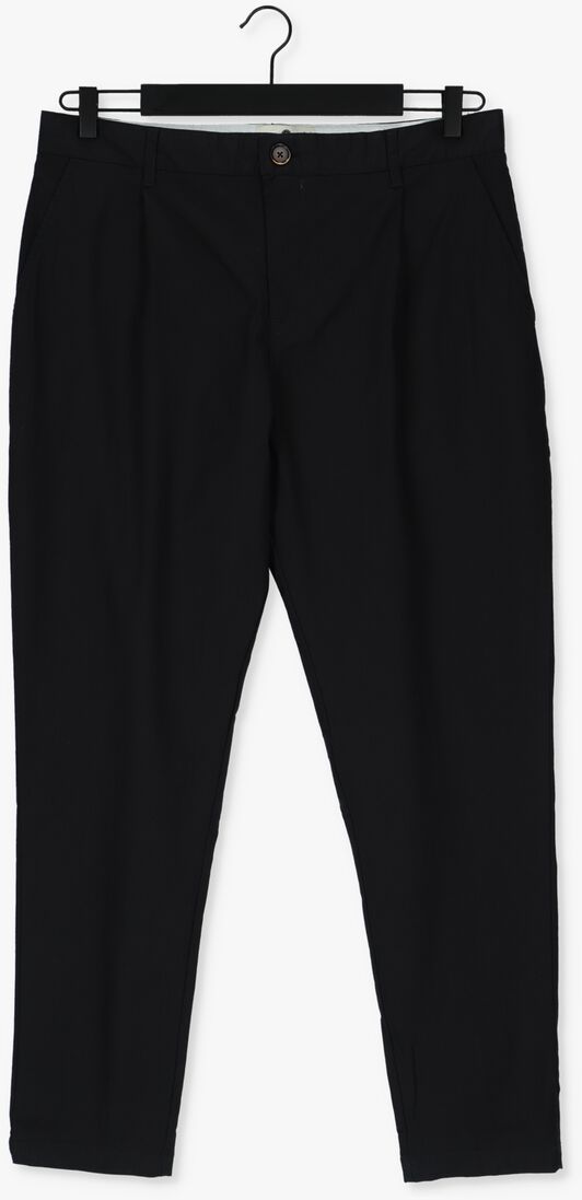 ANERKJENDT zwarte anerkjendt chino akjulius cotton pleat pant