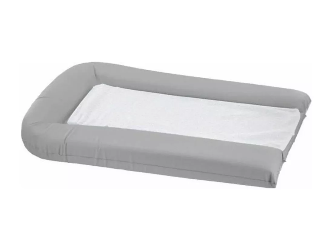 Matelas à langer avec éponges amovibles - Gris Perle - 42 x 70 cm