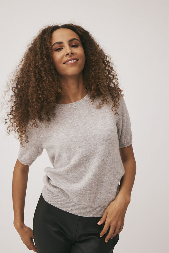 Magasin du Nord Collection Mabel 4 - 100% Cashmere Light grey melange