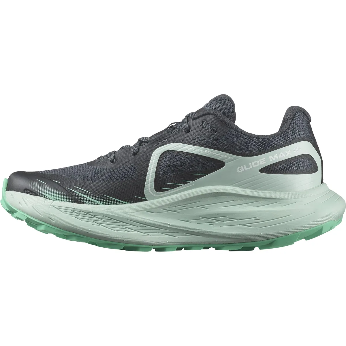 Salomon Women's Glide Max TR Ebony/Blue Haze/Cockatoo