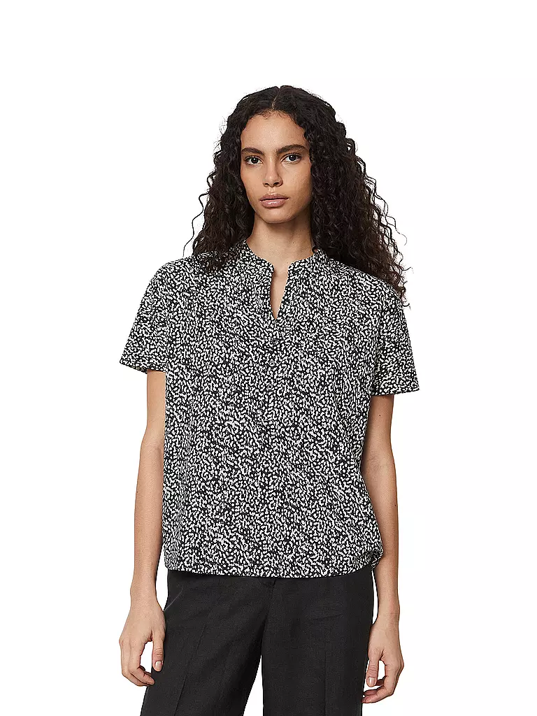 MARC O'POLO Blusenshirt  schwarz