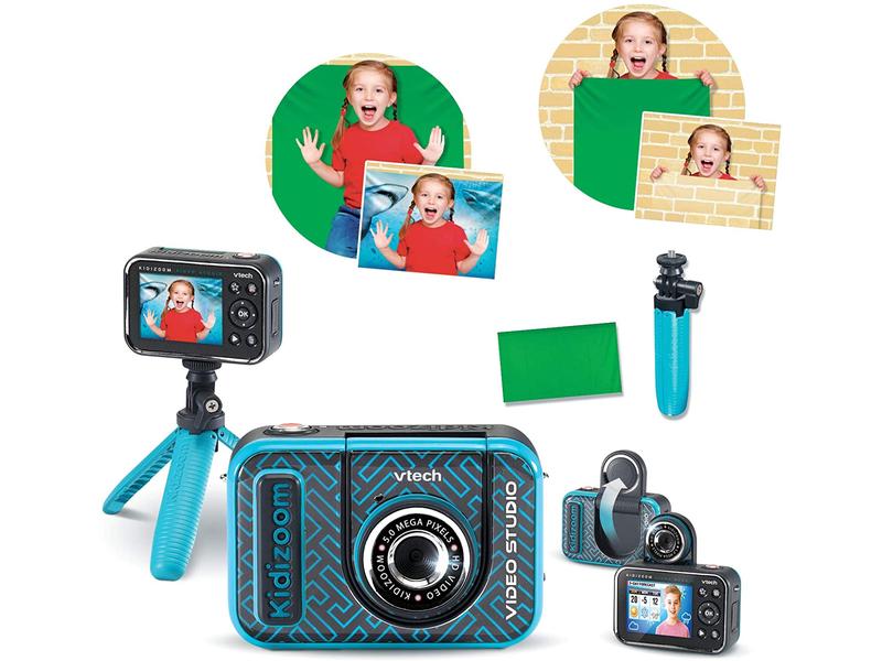 Vtech Kinderkamera Kidizoom Video Studio Blau/Schwarz Digitalkamera
