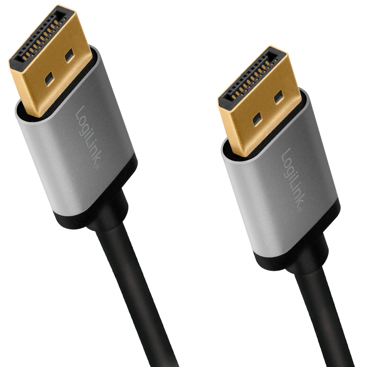 DisplayPort-kabel 4K / 60Hz Aluminium 2m