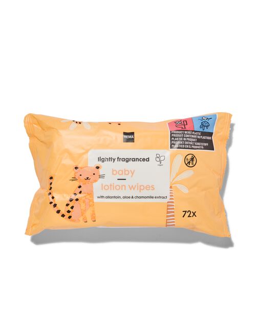 3x72 lingettes pour bébé avec lotion