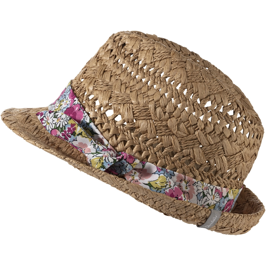 Sterntaler Strohhut Blumen beige