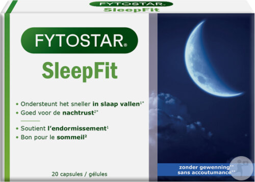Fytostar SleepFit + Mélatonine Complément Alimentaire Endormissement 20 Gélules