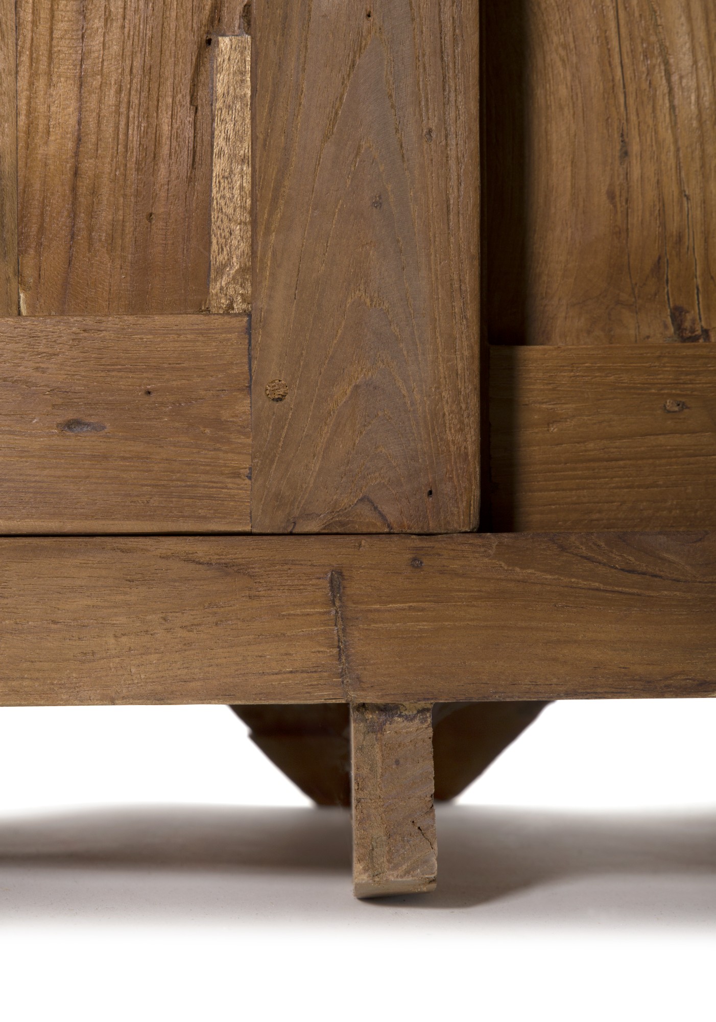 Schrank, Teakholz, B 220 cm, H 220 cm, L 50 cm von fischer's lagerhaus