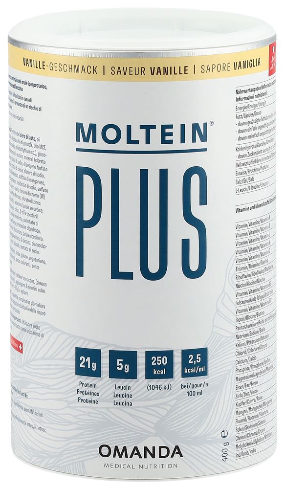 moltein PLUS 2.5 Plv Vanille Ds 400 g