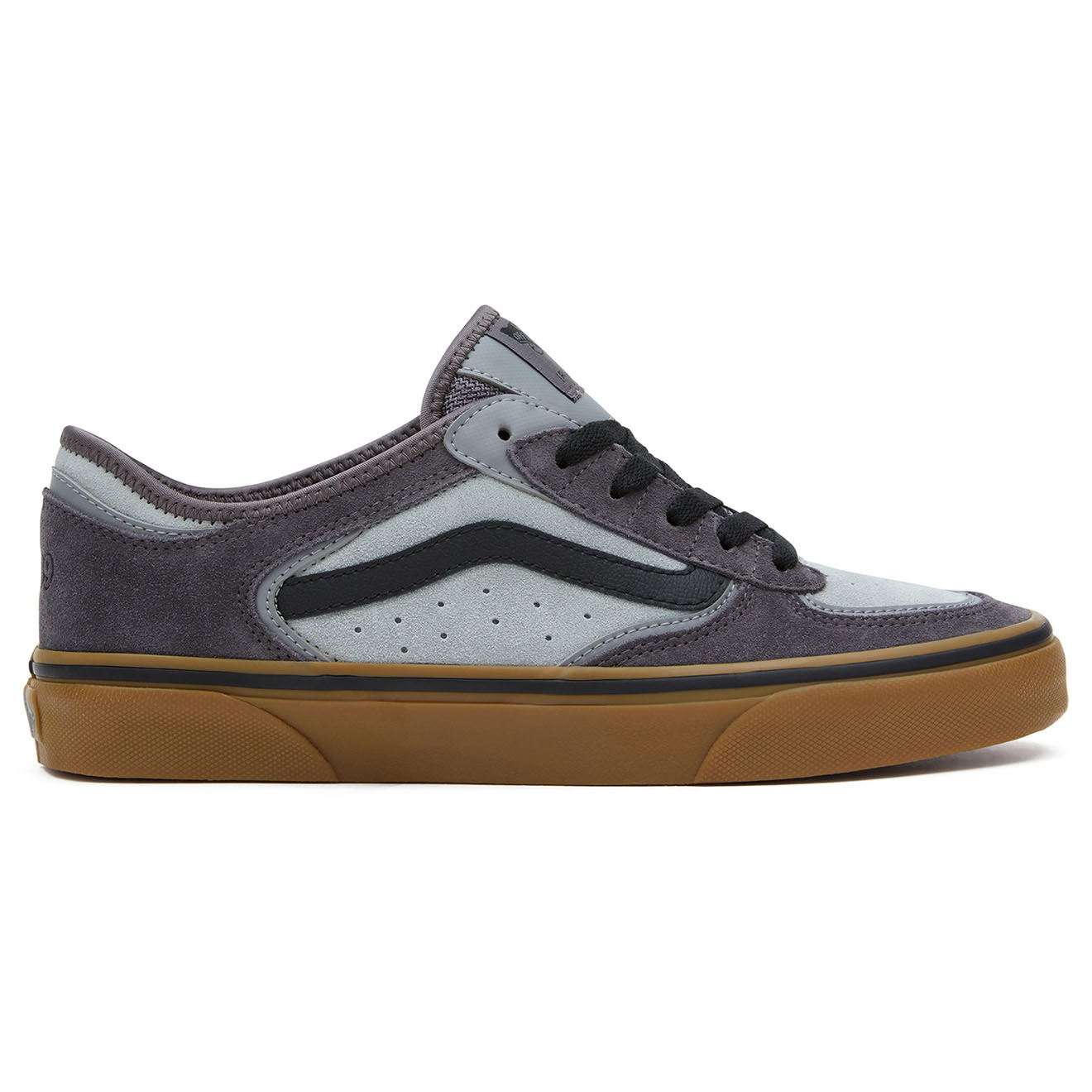 Vans Baskets en Velours de Cuir Rowley Classic anthracite