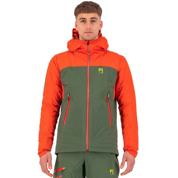 Veste ski de randonnée KARPOS VALSESIA SHELL JKT THYME/SPICY ORANGE
