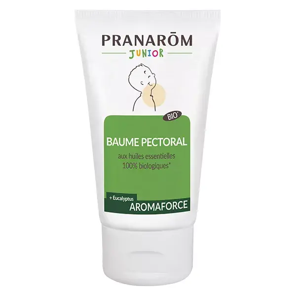 Bálsamo para o peito orgânico Pranarom Aromaforce Junior 50ml