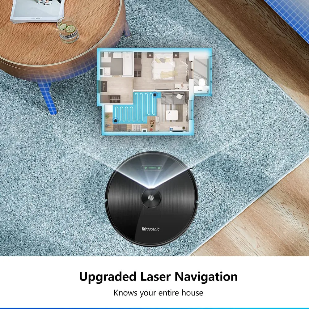 Proscenic 2-i-1 Robot- og moppestøvsuger M8