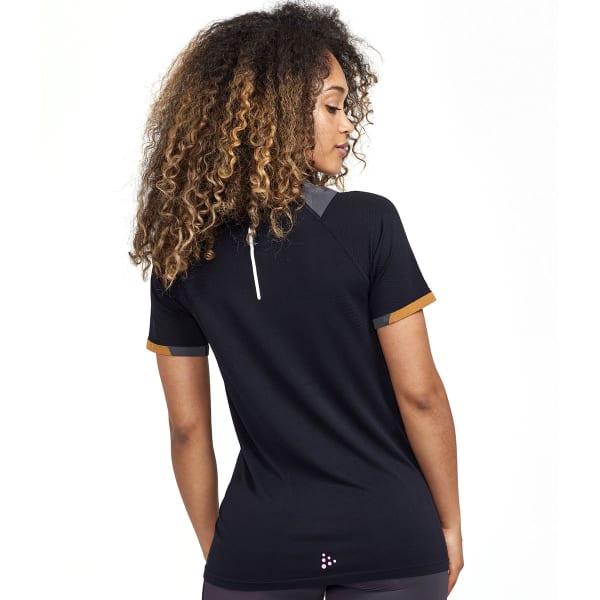 T-shirt running CRAFT PRO TRAIL FUSEKNIT SS TEE W SLATE-DESERT