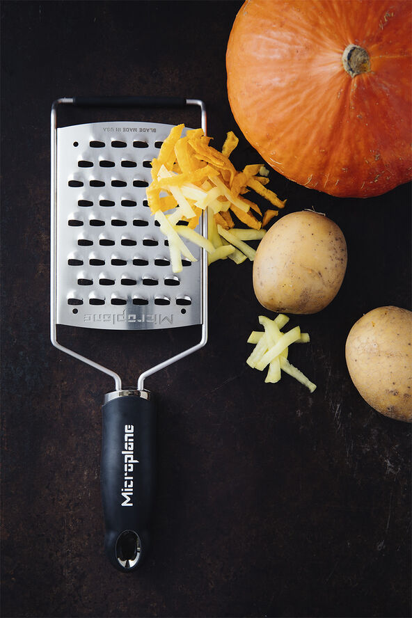Microplane Gourmet rivejern XL grov Sort