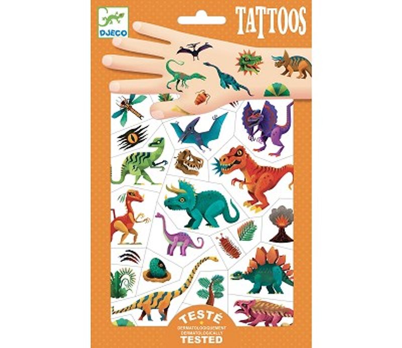 Djeco Tatoveringer med Dinosaurer